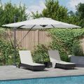vidaXL Roma Parasol Béžová 286 x 284 x 270 cm Hliník a polyester