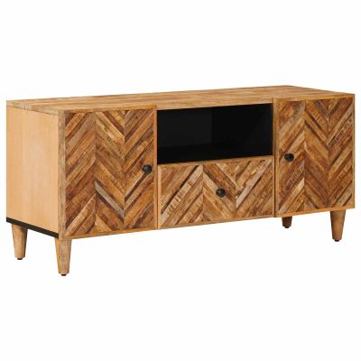 vidaXL Úložné skrine Hnedá 105 x 33,5 x 46 cm Masívne mango drevo