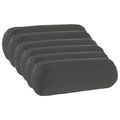 vidaXL Poťah na podložku 6 pcs HEERLEN Antracitová Ø 15 x 40 cm