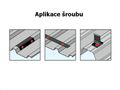 Šroub do plechu M5,5 x 25 E16 + podložka EPDM