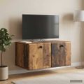 vidaXL Nástenná TV skrinka 59,5 x 41 x 30 cm Staré drevo