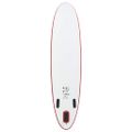 vidaXL Stand up paddleboard SUP, nafukovací, červeno biely