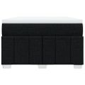vidaXL Boxspring posteľ s matracom čierna 120x190 cm látka