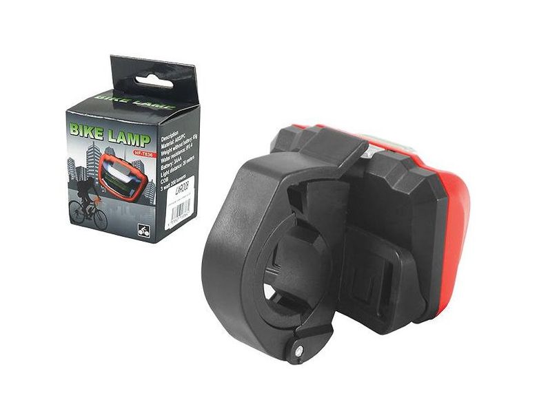 Predné svetlo na bicykel NF-T836, 3W LED COB, červená Predné svetlo na kolo NF-T836, 3W LED COB, červená