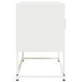 vidaXL TV skrinka biela 68x39x60,5 cm oceľ