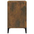 vidaXL Botník dymový dub 102x36x60 cm spracované drevo