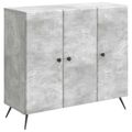 vidaXL Servírovacia skriňa Betónovo sivá 89 x 34,5 x 80 cm