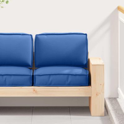 vidaXL Sada vankúšov na palete 2 pcs Královská modrá Oxfordská látka
