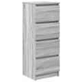 vidaXL Komoda sivý dub sonoma 37,5x35x99 cm spracované drevo