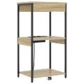 vidaXL Nočný stolík Sonoma dub 41 x 31 x 76 cm Kompozitné drevo