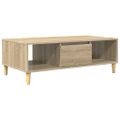 vidaXL Konferenčný stolík Sonoma dub 102 x 55 x 35 cm Kompozitné drevo