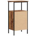 vidaXL Nočné stolíky 2 ks staré drevo 41x31x80 cm kompozitné drevo