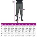 VidaXL Waist Waders s čižmami tmavozelená veľkosť 43
