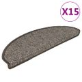 vidaXL Samolepiace nášľapy na schody, sisalový vzhľad 15 ks 65x21x4 cm