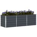 vidaXL Hrantík Antracit 240 x 80 x 75 cm Oceľ