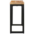 vidaXL Konzolový stolík 110x35x76 cm masívne hrubé mangovníkové drevo