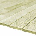 vidaXL Deckingová doska 12 ks Zelená impregnovaná 1,44 m²