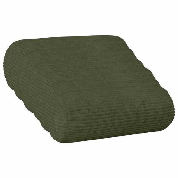 vidaXL Poťah na podložku 6 pcs HEERLEN Zelená Ø 15 x 40 cm manšestr