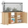 vidaXL Stojan na akvárium, dub sonoma, 121x41x58 cm, technické drevo