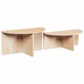 vidaXL Konferenčný stolík 2 ks Prírodná 79 x 39,5 x 40 cm