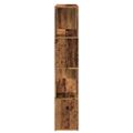 vidaXL skrinka na knihy/priehradka Old Wood 100x24x124,5 cm