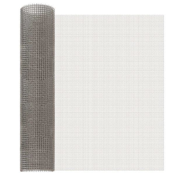 vidaXL Sieťová obrazovka 60 x 200 cm 3 Mesh Nerezová oceľ 201