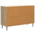 vidaXL Servírovacia skriňa so zásuvkou Dub sonoma 89 x 34,5 x 62 cm