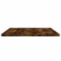 vidaXL Nástenné police 4 ks dymový dub 80x40x1,5 cm kompozitné drevo