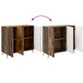 vidaXL Servírovacia skriňa Staré drevo 89 x 34,5 x 80 cm