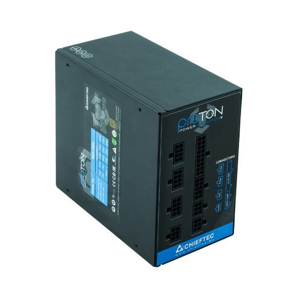 CHIEFTEC zdroj BDF-750C / Proton Series / 750W / 140mm fan / aktívne PFC / modulárna káblová štruktúra / 80PLUS Bronze