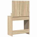 vidaXL Toaletný stolík Sonoma dub 75,5 x 41 x 135 cm Kompozitné drevo