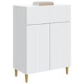 vidaXL Servírovacia skriňa Biela 66 x 34,5 x 90 cm Kompozitné drevo
