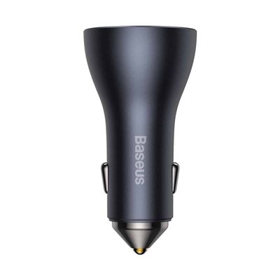 Baseus CGJP010013 Nabíjačka do Autá Triple Quick Charger USB/USB-C/USB-C 65W Dark Grey