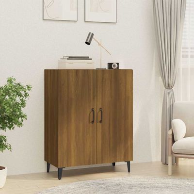 vidaXL Komoda hnedý dub 70x34x90 cm spracované drevo