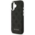 Puzdro Guess Peony Hot Stamp Script MagSafe pre iPhone 17 čierne