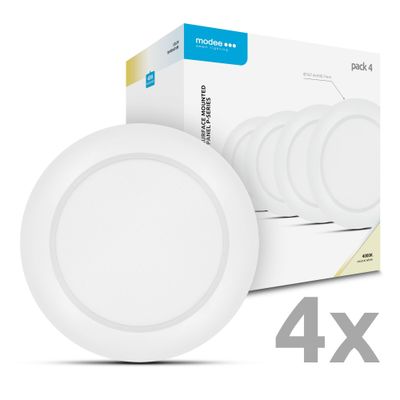 Modee LED Okrúhly LED panel - montovateľný 12W 1320lm neutrálna biela P4 (ML-LPR4000K12WPN)