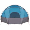 vidaXL Dómový stan so strechou Modrá 475 x 475 x 235 cm taft
