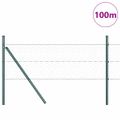 vidaXL Hexagonálny plotový základ 100 x 0,4 m PVC potiahnutá oceľ