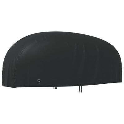 vidaXL Kryt na motocykel čierny 295x110x140 cm 210D oxford