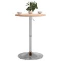vidaXL Barový stolík Ø50x90,5 cm dubový masív