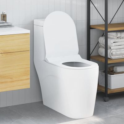 vidaXL WC sedadlo Nastaviteľná Biely 50 x 36,5 x 5 cm Polypropylén