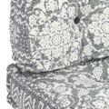 vidaXL Podložka na paletovú sedačku, svetlosivá, látka, patchwork
