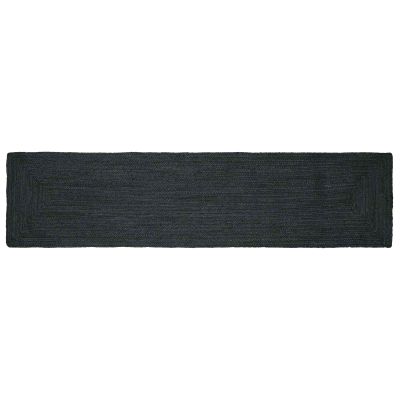 vidaXL Kusové koberce Obdĺžnikový Tmavosivá 60 x 300 cm Juta
