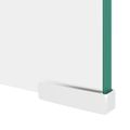 vidaXL TV stojan/stojan pod monitor z priehľadného skla, 110x30x13 cm