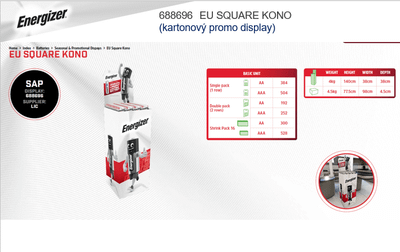 Energizer KONO 60 CM