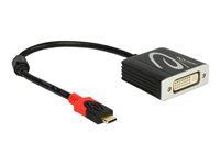 Externý video adaptér - RTD2171U - USB-C - DVI - čierna - maloobchod