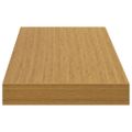 vidaXL Stenná polica Nástenná montáž 4 ks Béžová 90 x 23,5 x 3,8 cm