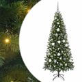 vidaXL Umelý vianočný stromček Zelená 180 cm PE a PVC