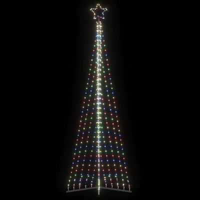 vidaXL LED vianočný stromček 495 LED farebné 300,5 cm