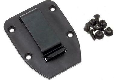 ESEE-CLIP-PLATE 3/4 Clip Plate spona pre puzdro modelov 3 a 4, čierna